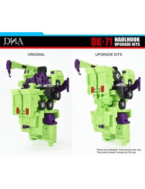 DNA Design DK-71 Upgrade Kits for Transformers The Movie Studio Series 86 Constructicon Long Haul & Hook