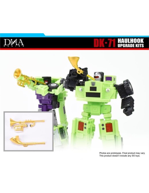 DNA Design DK-71 Upgrade Kits for Transformers The Movie Studio Series 86 Constructicon Long Haul & Hook