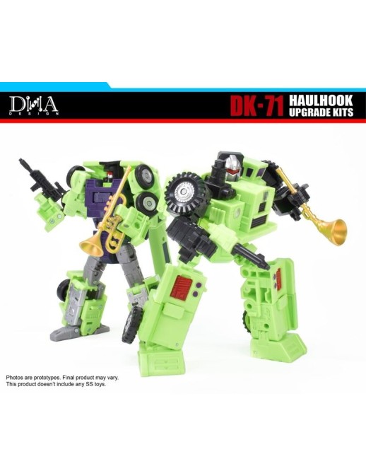 DNA Design DK-71 Upgrade Kits for Transformers The Movie Studio Series 86 Constructicon Long Haul & Hook