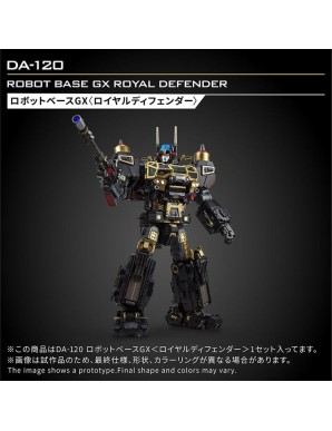 Takara Tomy Diaclone Reboot DA-120 Robot Base GX Royal Defender