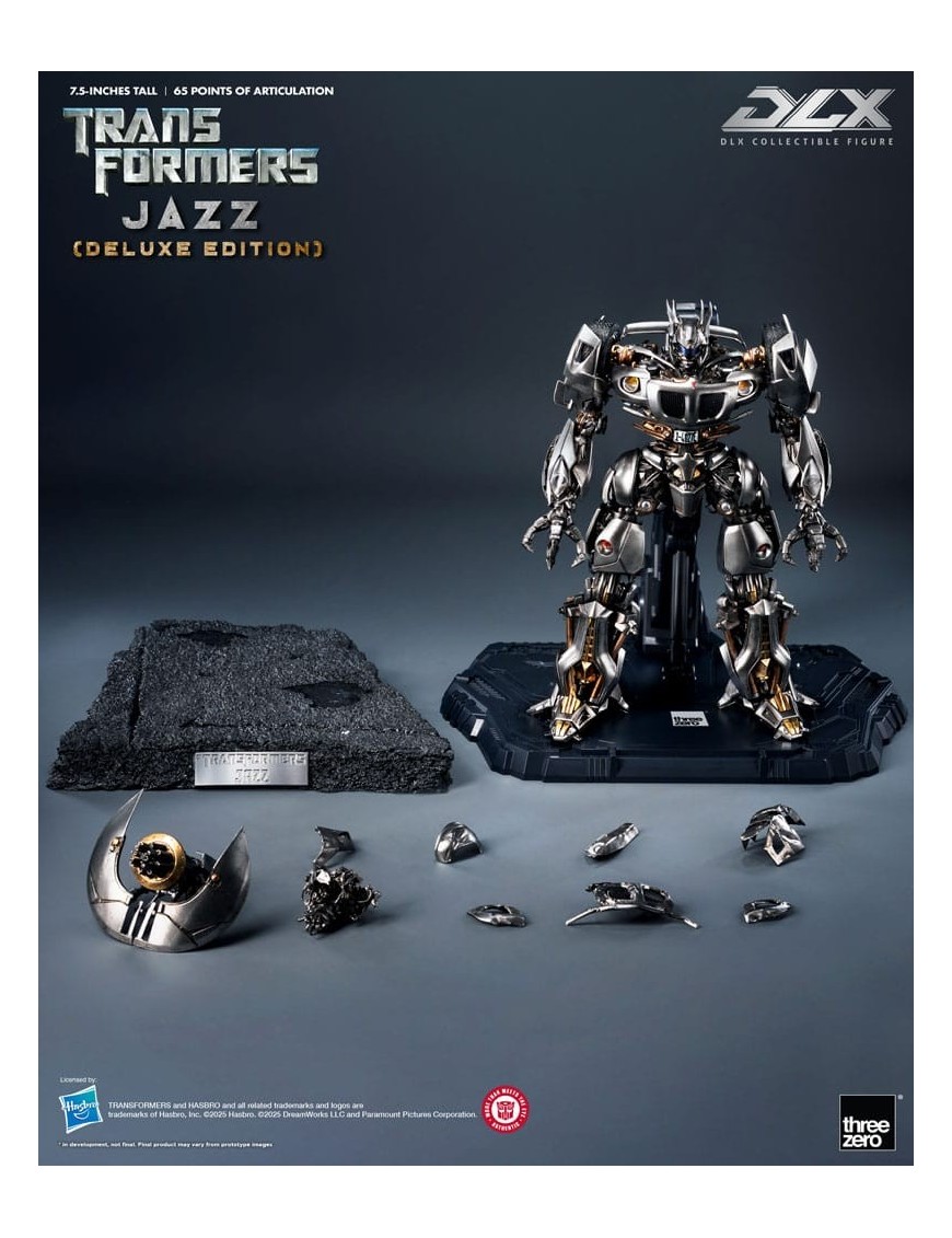 Threezero Transformers DLX Scale Collectible Figure Series Jazz Deluxe Edition Threezero Transformers DLX Scale Collectible Figure Series Jazz Deluxe Edition