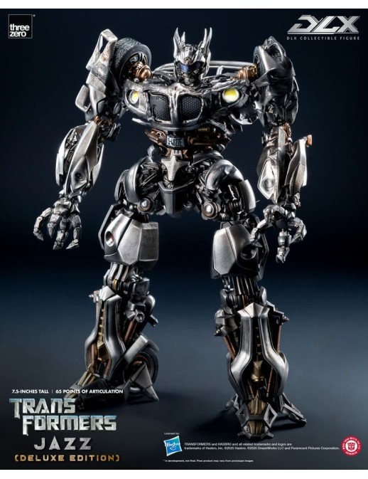 Threezero Transformers DLX Scale Collectible Figure Series Jazz Deluxe Edition