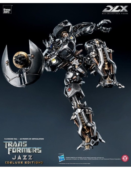 Threezero Transformers DLX Scale Collectible Figure Series Jazz Deluxe Edition