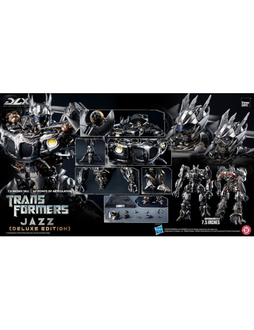 Threezero Transformers DLX Scale Collectible Figure Series Jazz Deluxe Edition