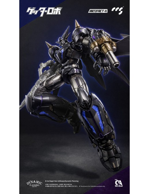 CCS Toys Artifact-X Getter Robot Daikessen! Black Getter