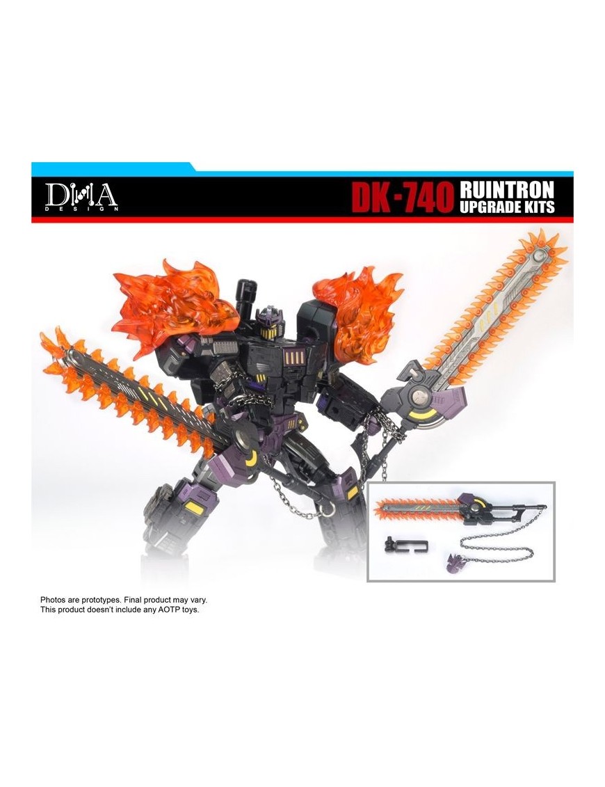 DNA Design DK-74O Upgrade Kits for Transformers Age of the Primes Leader Class The Thirteen Megatronus the Fallen