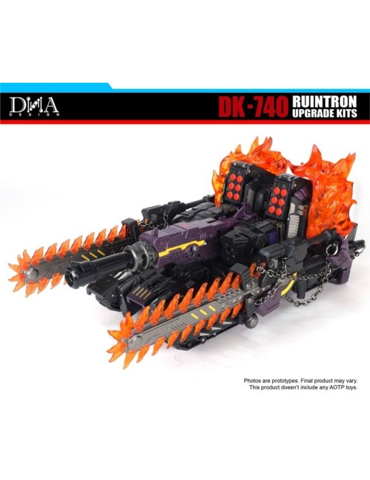DNA Design DK-74O Upgrade Kits for Transformers Age of the Primes Leader Class The Thirteen Megatronus the Fallen
