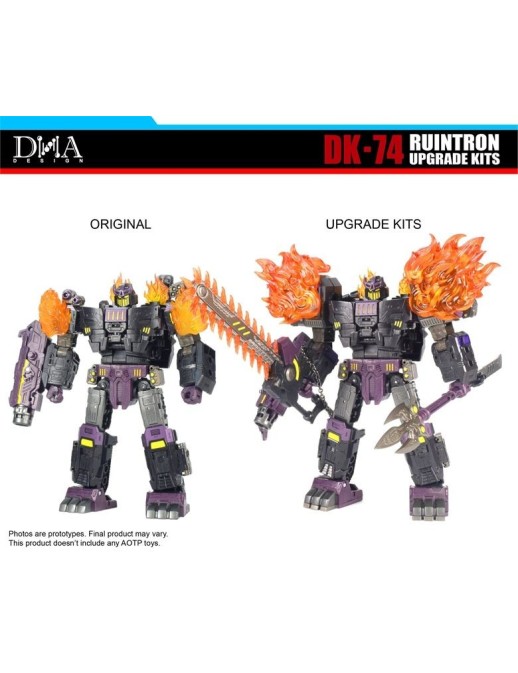 DNA Design DK-74 Upgrade Kits for Transformers Age of the Primes Leader Class The Thirteen Megatronus the Fallen