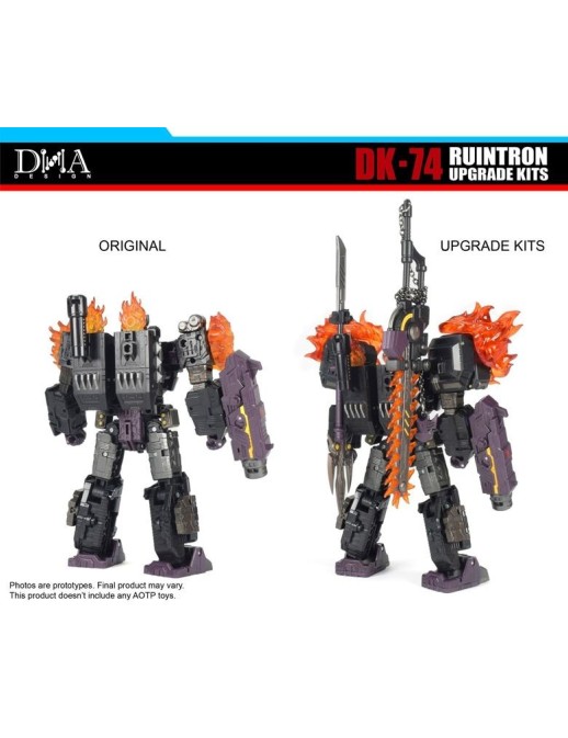 DNA Design DK-74 Upgrade Kits for Transformers Age of the Primes Leader Class The Thirteen Megatronus the Fallen