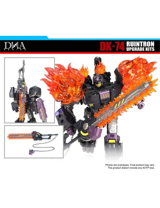 DNA Design DK-74 Upgrade Kits for Transformers Age of the Primes Leader Class The Thirteen Megatronus the Fallen