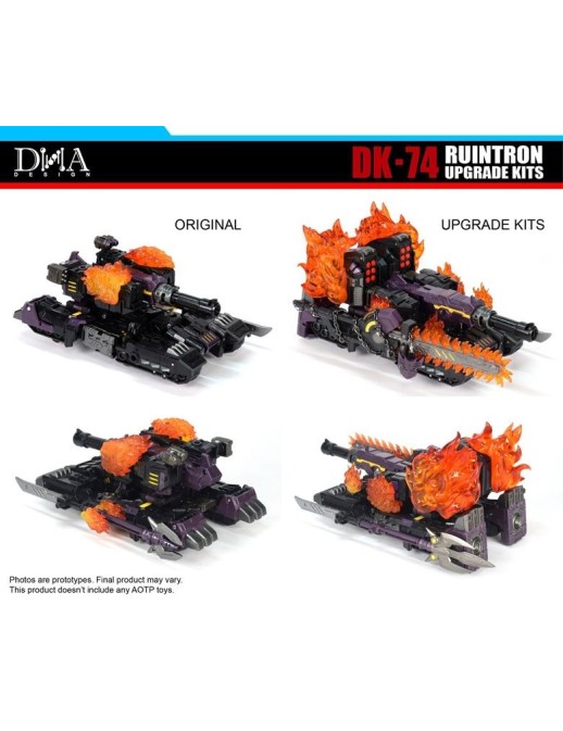 DNA Design DK-74 Upgrade Kits for Transformers Age of the Primes Leader Class The Thirteen Megatronus the Fallen
