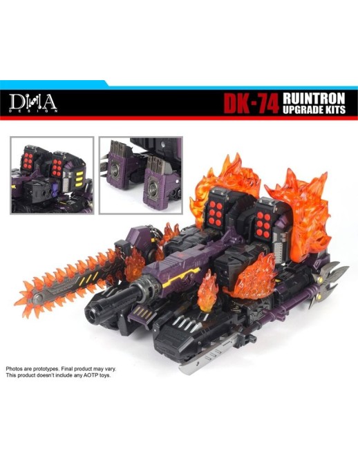 DNA Design DK-74 Upgrade Kits for Transformers Age of the Primes Leader Class The Thirteen Megatronus the Fallen