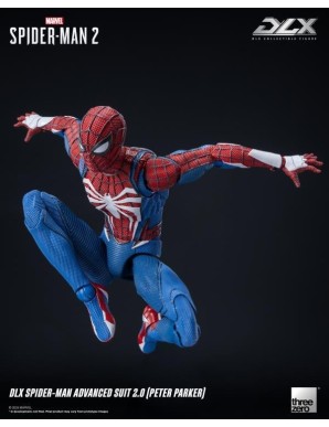 Threezero Marvel's Spider-Man 2 DLX Collectible Figure Spider-Man Advanced Suit 2.0