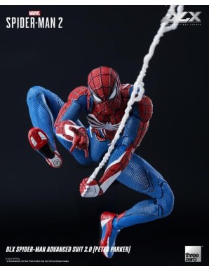 Threezero Marvel's Spider-Man 2 DLX Collectible Figure Spider-Man Advanced Suit 2.0