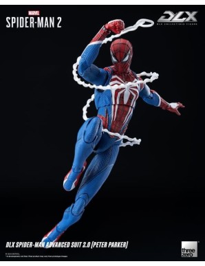 Threezero Marvel's Spider-Man 2 DLX Collectible Figure Spider-Man Advanced Suit 2.0