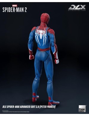 Threezero Marvel's Spider-Man 2 DLX Collectible Figure Spider-Man Advanced Suit 2.0