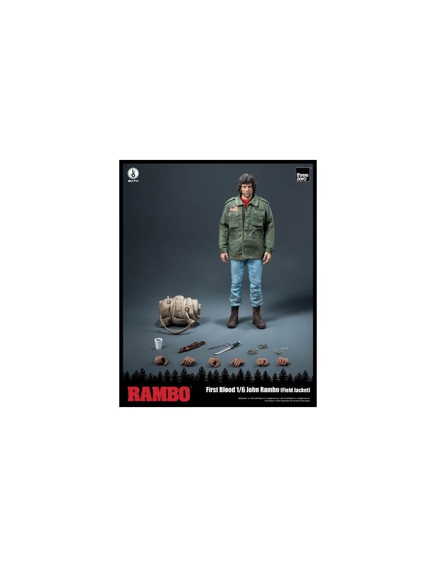 Threezero 1/6 Sixth Rambo First Blood John Rambo Field Jacket
