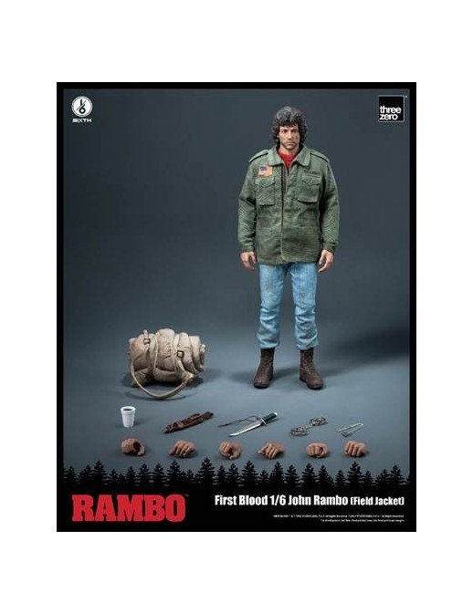 Threezero 1/6 Sixth Rambo First Blood John Rambo Field Jacket
