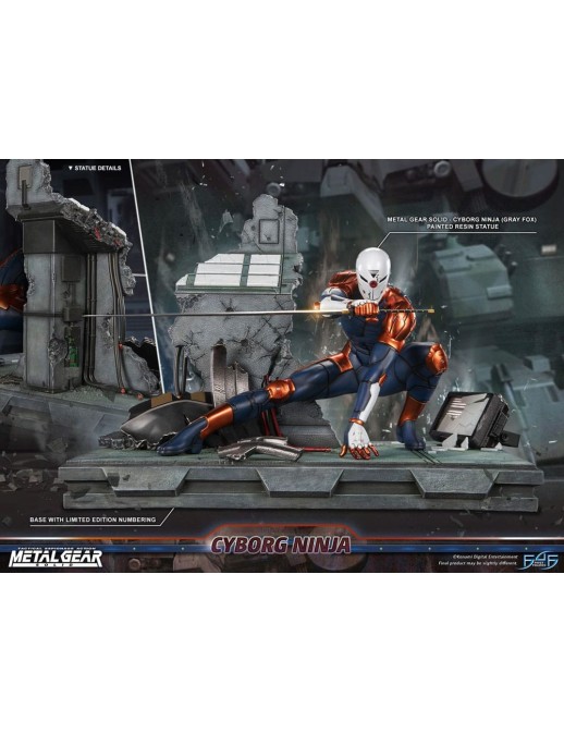 First 4 Figures Metal Gear Solid Cyborg Ninja Gray Fox