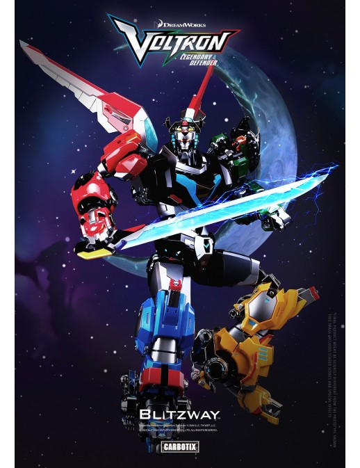 Blitzway Carbotix Voltron: Legendary Defender 10th Anniversary Voltron Standard Edition Version