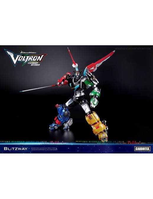 Blitzway Carbotix Voltron: Legendary Defender 10th Anniversary Voltron Standard Edition Version