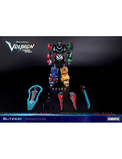 Blitzway Carbotix Voltron: Legendary Defender 10th Anniversary Voltron Standard Edition Version