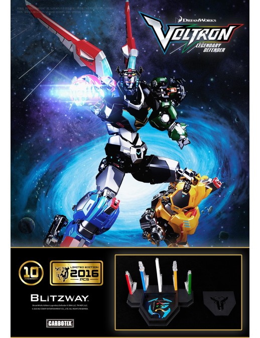 Blitzway Carbotix Voltron: Legendary Defender 10th Anniversary Voltron Special Limited Edition Version