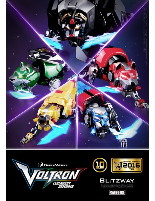 Blitzway Carbotix Voltron: Legendary Defender 10th Anniversary Voltron Special Limited Edition Version
