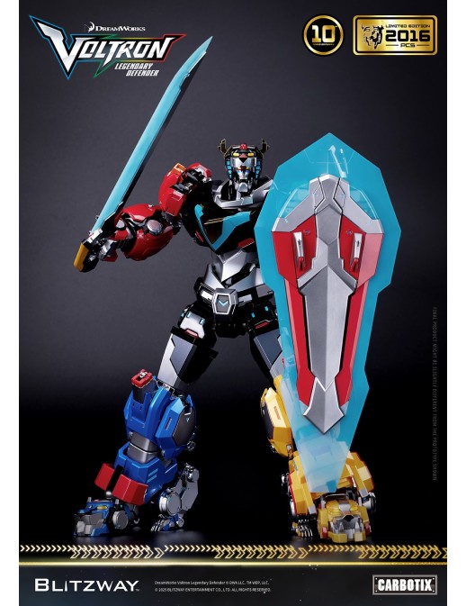 Blitzway Carbotix Voltron: Legendary Defender 10th Anniversary Voltron Special Limited Edition Version