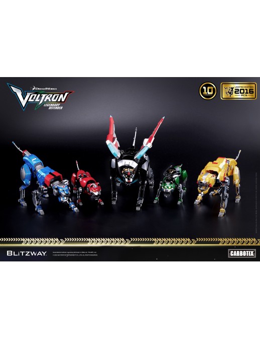 Blitzway Carbotix Voltron: Legendary Defender 10th Anniversary Voltron Special Limited Edition Version