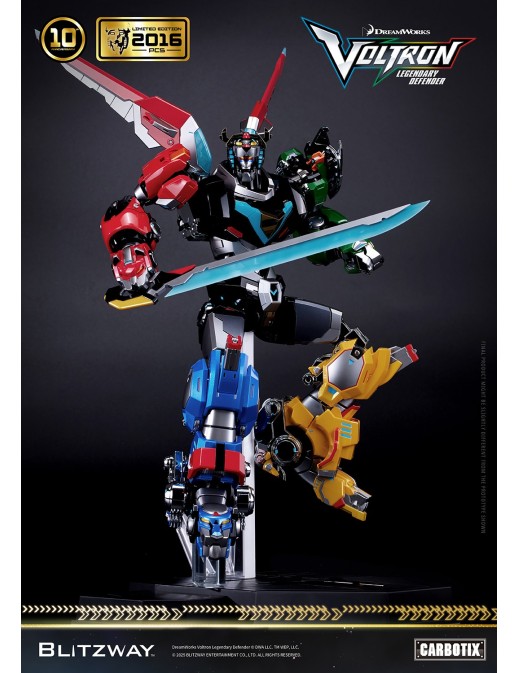 Blitzway Carbotix Voltron: Legendary Defender 10th Anniversary Voltron Special Limited Edition Version