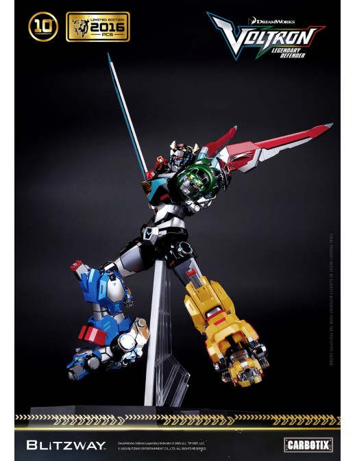 Blitzway Carbotix Voltron: Legendary Defender 10th Anniversary Voltron Special Limited Edition Version