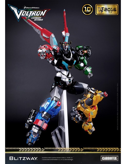 Blitzway Carbotix Voltron: Legendary Defender 10th Anniversary Voltron Special Limited Edition Version