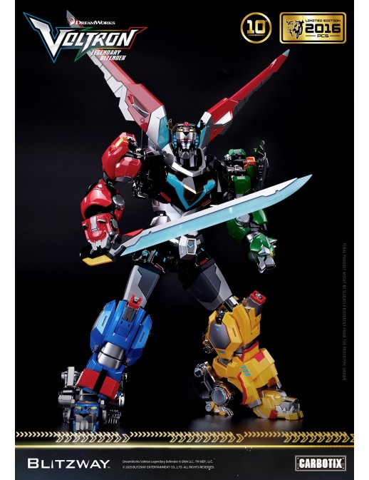 Blitzway Carbotix Voltron: Legendary Defender 10th Anniversary Voltron Special Limited Edition Version