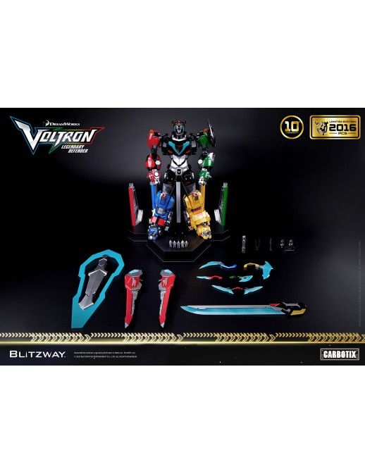 Blitzway Carbotix Voltron: Legendary Defender 10th Anniversary Voltron Special Limited Edition Version