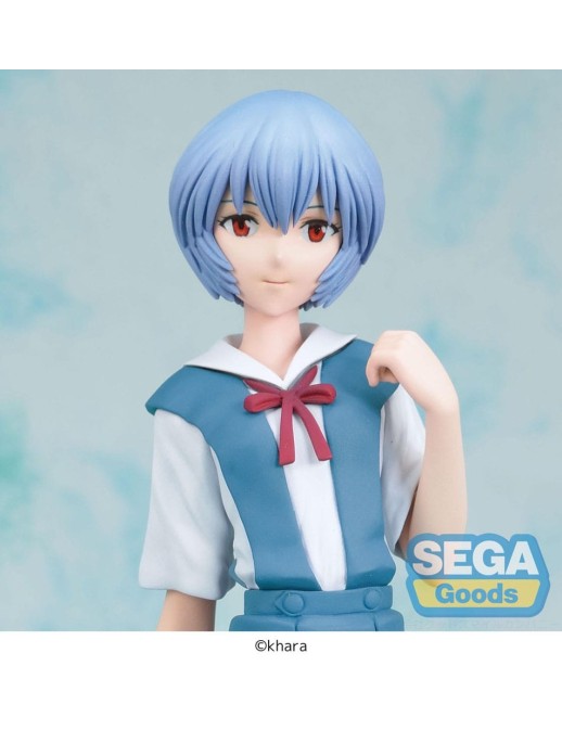 Sega High Premium Figure Rebuild of Evangelion Rei Ayanami Uniform Version
