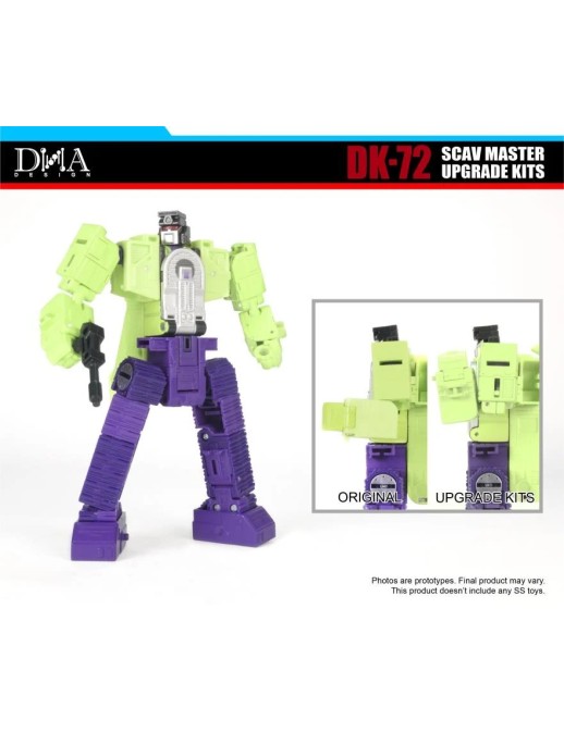 DNA Design DK-72 Upgrade Kits for Transformers The Movie Studio Series Deluxe Class Constructicon Scavenger