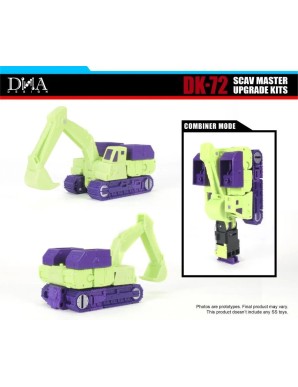 DNA Design DK-72 Upgrade Kits for Transformers The Movie Studio Series Deluxe Class Constructicon Scavenger