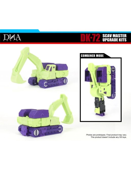 DNA Design DK-72 Upgrade Kits for Transformers The Movie Studio Series Deluxe Class Constructicon Scavenger