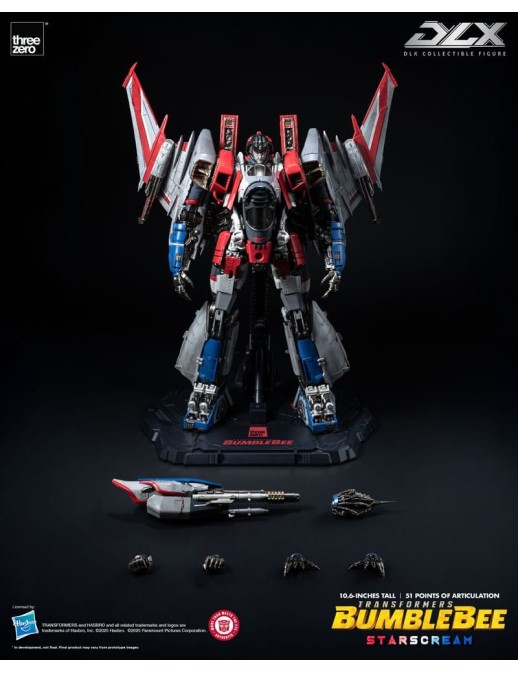 Threezero Transformers Bumblebee DLX Scale Collectible Figure Series Strscream