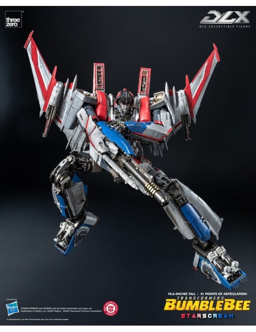 Threezero Transformers Bumblebee DLX Scale Collectible Figure Series Strscream