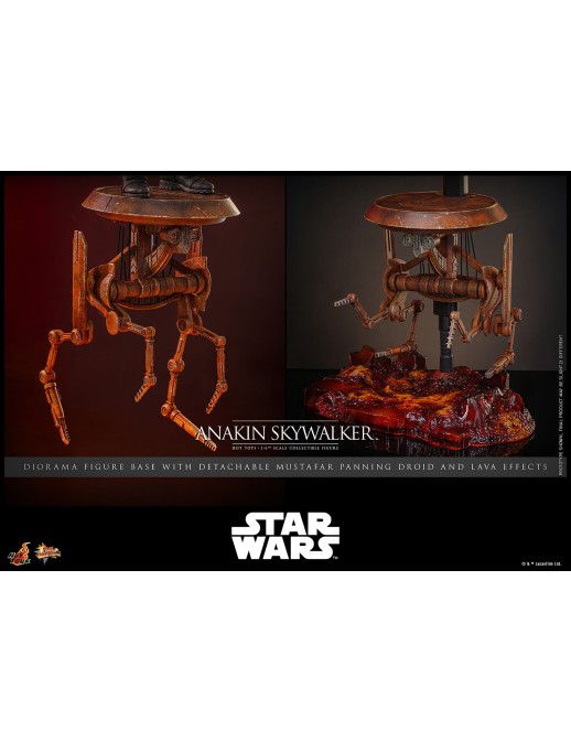 Hot Toys Movie Masterpiece Star Wars Revenge of the Sith Anakin Skywalker 1/6 Scale Collectible Figure
