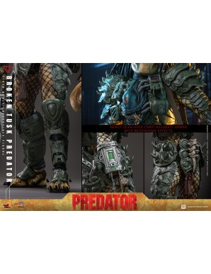 Hot Toys Comic Masterpiece Alien VS Predator Broken Tusk Predator 1/6 Scale Collectible Figure