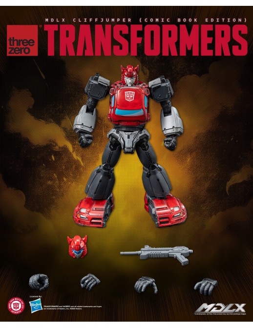 Threezero Transformers MDLX Articulated Figures Series Cliffjumper Comic Book Edition