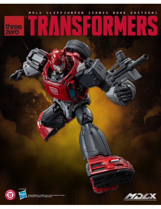 Threezero Transformers MDLX Articulated Figures Series Cliffjumper Comic Book Edition