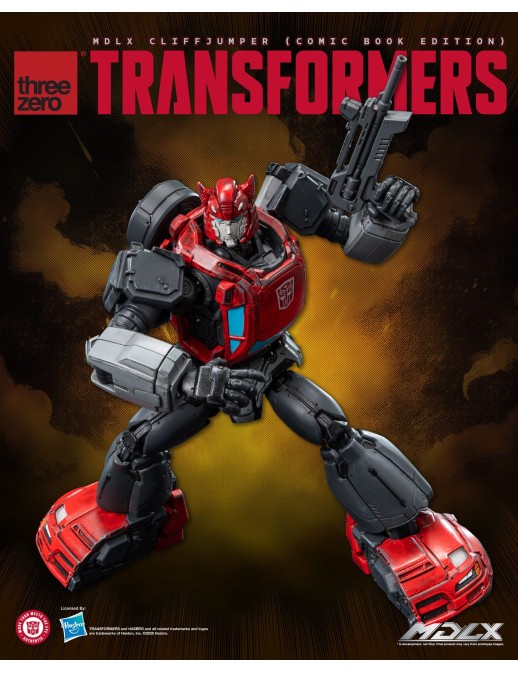 Threezero Transformers MDLX Articulated Figures Series Cliffjumper Comic Book Edition