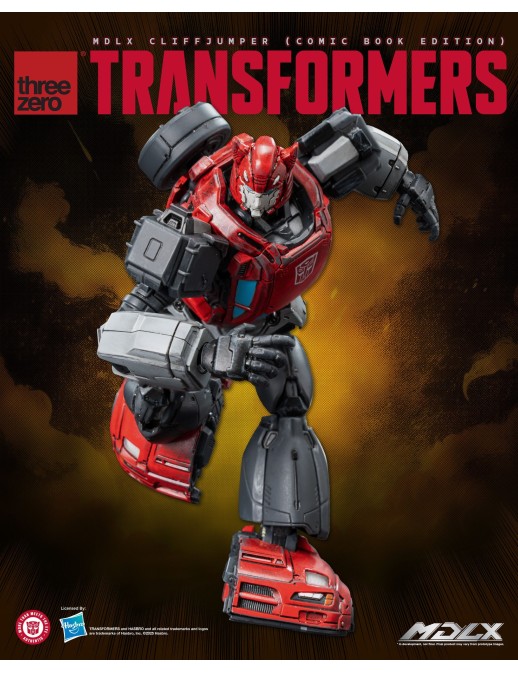 Threezero Transformers MDLX Articulated Figures Series Cliffjumper Comic Book Edition