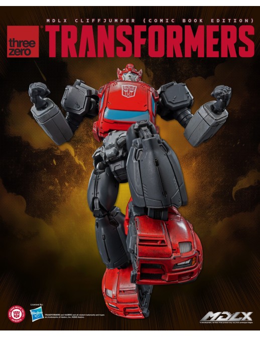 Threezero Transformers MDLX Articulated Figures Series Cliffjumper Comic Book Edition