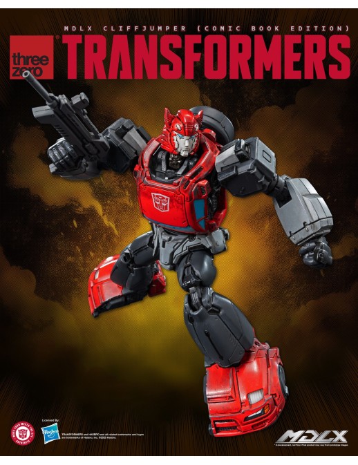 Threezero Transformers MDLX Articulated Figures Series Cliffjumper Comic Book Edition