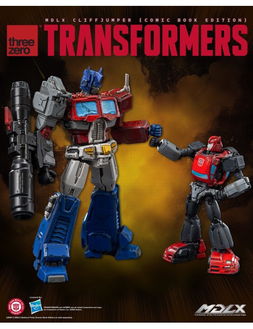 Threezero Transformers MDLX Articulated Figures Series Cliffjumper Comic Book Edition